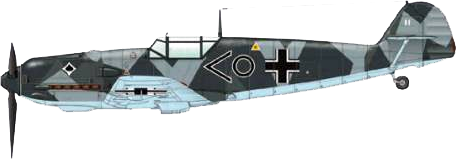 Messerschmitt Bf 109 in D-Day