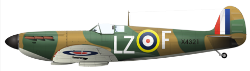 Supermarine Spitfire in D-Day