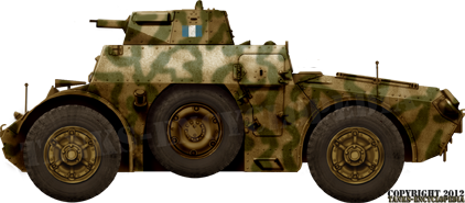 Autoblinda AB40 in Second Battle of El Alamein