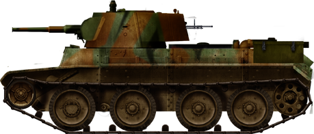 BT-7 tank in Winter War