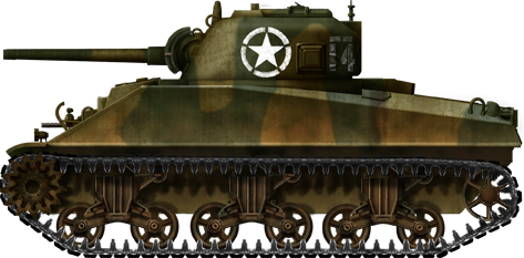 M4 Sherman in Battle of the Bulge