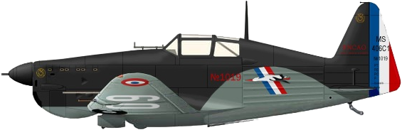 Morane-Saulnier MS406 in Battle of France