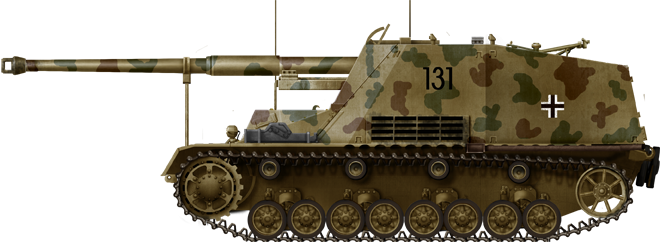 Nashorn tank destroyer