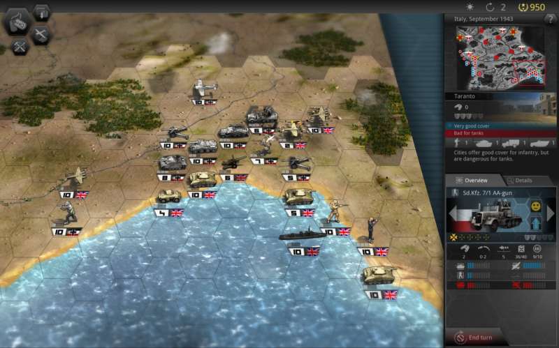 Panzer Tactics 2007 war game