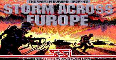 Storm Across Europe 1989 war game