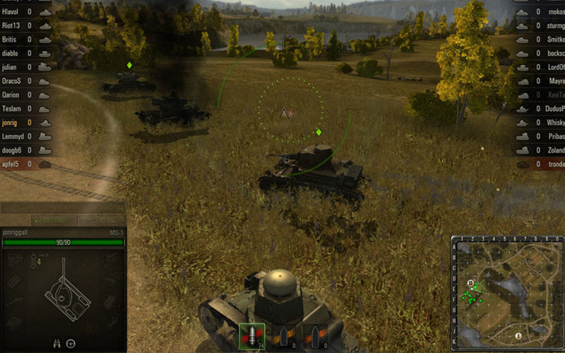 World of Tanks 2011 war game