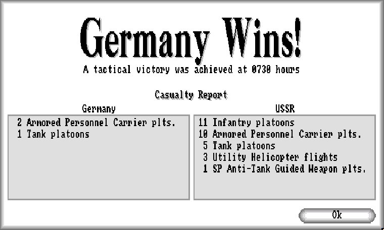 Brigade Commander 1991 war game