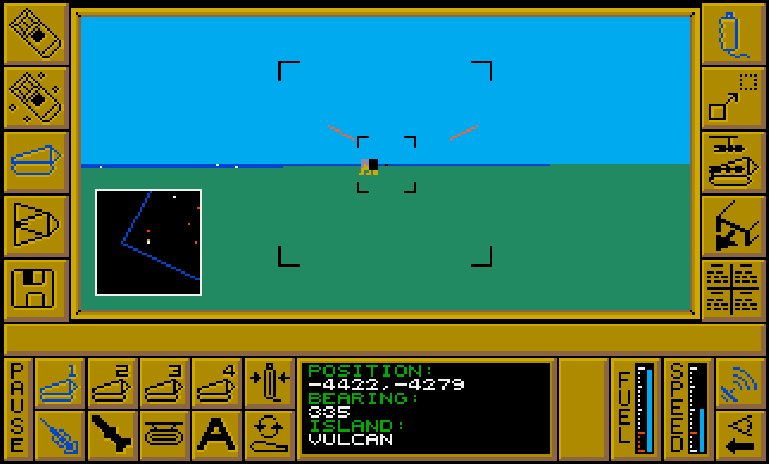 Carrier Command 1988 war game