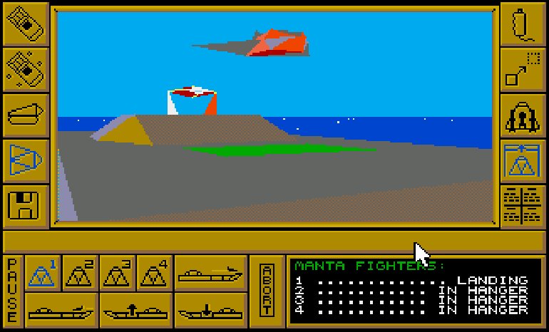 Carrier Command 1988 war game