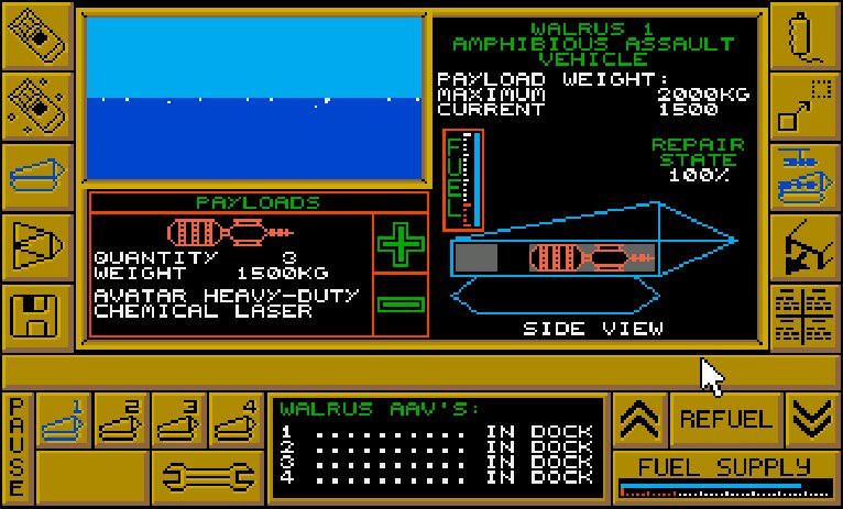 Carrier Command 1988 war game