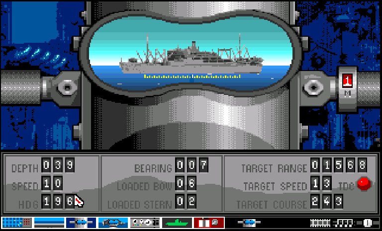 Silent Service II 1990 war game