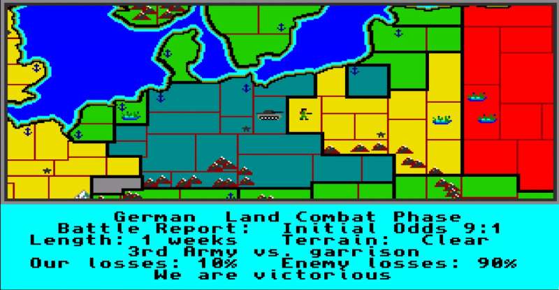 Storm Across Europe 1989 war game