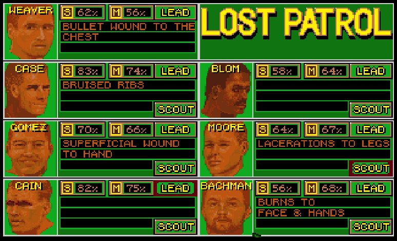 The Lost Patrol 1990 war game