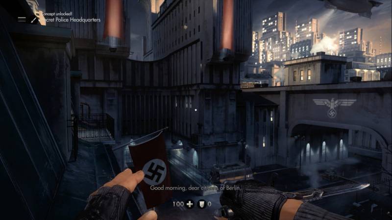 Wolfenstein: The New Order 2014 war game